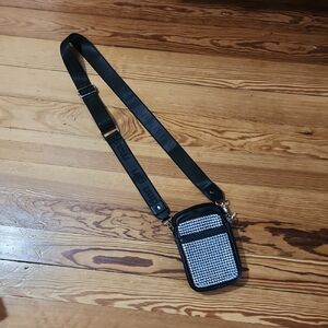 Madden Girl Black Bag with Silver Accent